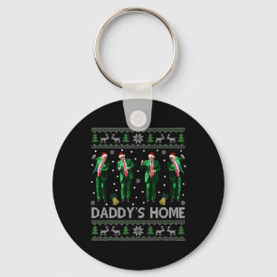 Trump Daddys Home Witte Huis Dans Maak Kerstmis Ge Sleutelhanger