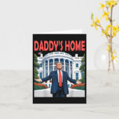 Trump Daddys Home Witte Huis Kaart (Gele Bloem)