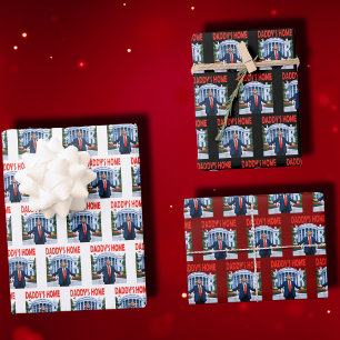 Trump Daddys Home Witte Huis Republikeinse Gift Inpakpapier Vel