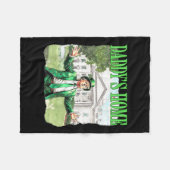 Trump Daddys Home Witte Huis St Patricks Day 2025 Fleece Deken (Voorkant (Horizontaal))