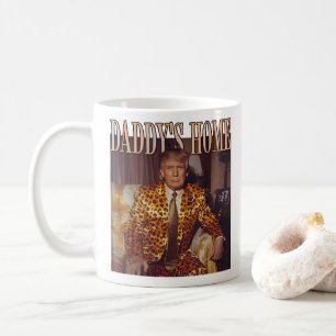 Trump Daddys Home Witte Huis   Trump Gift Koffiemok