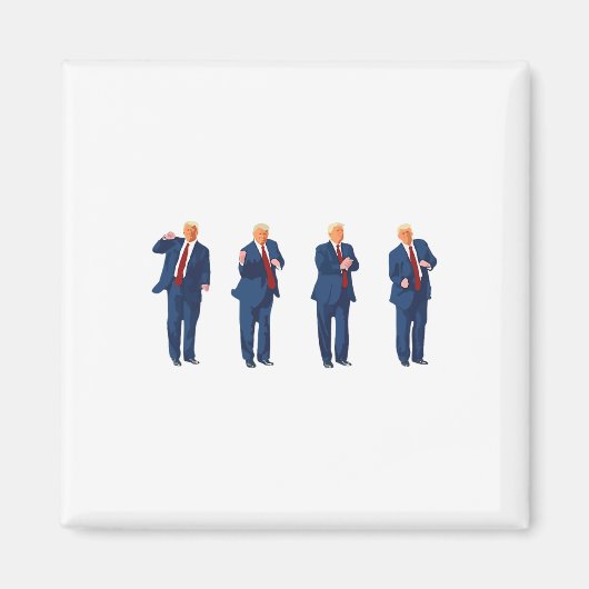 Trump Dance 4 juli 2024 Magneet (Voorkant)