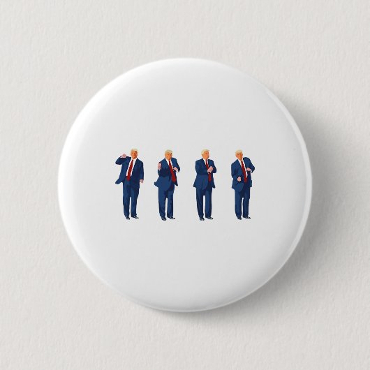 Trump Dance 4 juli 2024 Ronde Button 5,7 Cm (Voorkant)