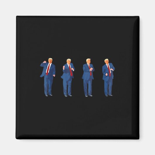 Trump Dance 4 juli 2025 Magneet (Voorkant)