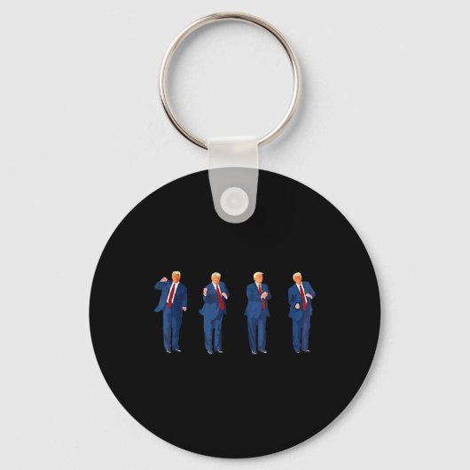 Trump Dance 4 juli 2025 Sleutelhanger (Voorkant)