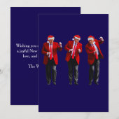 Trump Dance Christmas Card Feestdagenkaart (Voorkant / Achterkant)