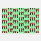 Trump Dance Christmas Gift Wrap Inpakpapier Vel (Voorkant 3)