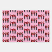 Trump Dance Christmas Gift Wrap Inpakpapier Vel (Voorkant)