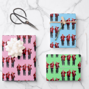 Trump Dance Christmas Gift Wrap Inpakpapier Vel
