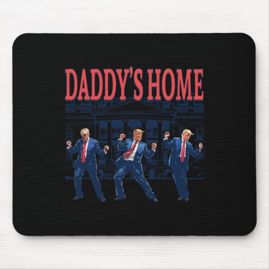 Trump Dance Daddy's Home Retro Muismat (Voorkant)