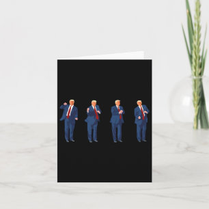 Trump Dance Funny Pro Trump 2024 Stem op Trump Pre Kaart