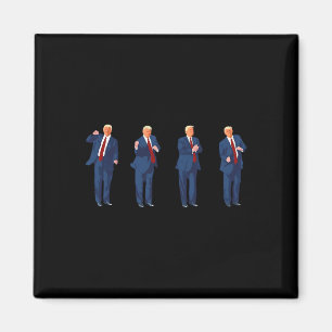 Trump Dance Funny Pro Trump 2024 Stem op Trump Pre Magneet