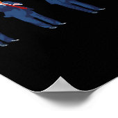 Trump Dance Funny Pro Trump 2024 Stem op Trump Pre Poster (Hoek)