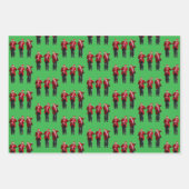 Trump Dance Gift Wrap, Donald Trump Dancing Inpakpapier Vel (Voorkant 2)