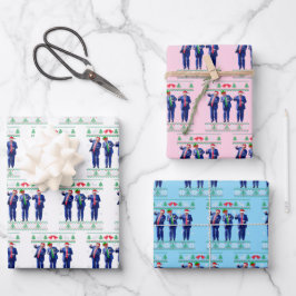 Trump Dance Gift Wrap, Grappige Trump Kerstmuts Da Inpakpapier Vel