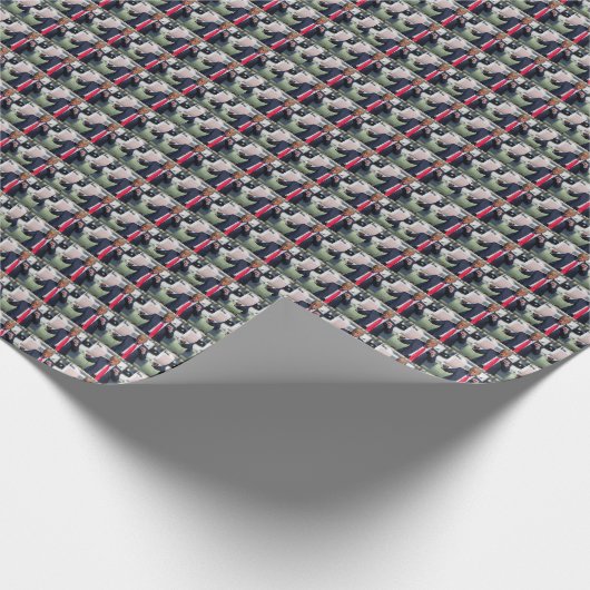 Trump Dance grappig Cadeaupapier (Hoek)