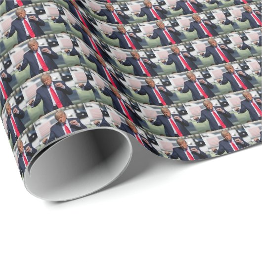 Trump Dance grappig Cadeaupapier (Rol Hoek)