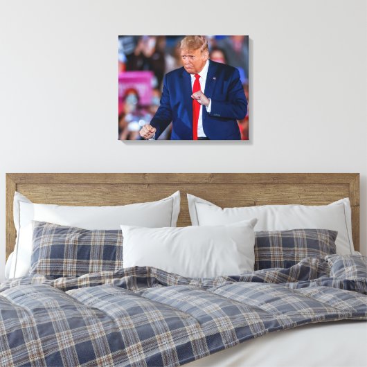 Trump Dance grappig Canvas Afdruk (Insitu (Slaapkamer))