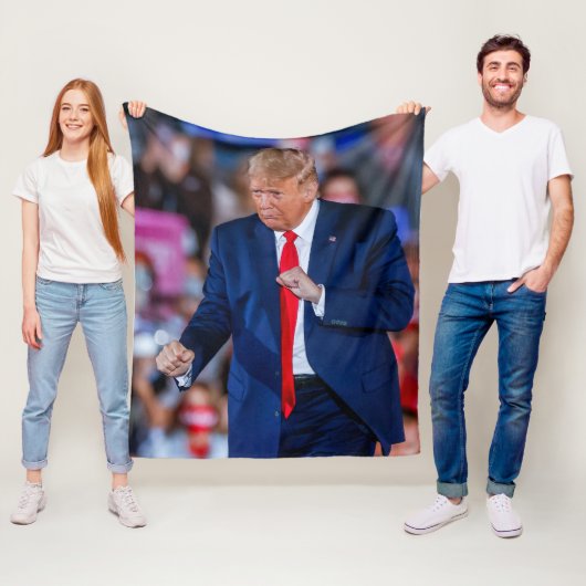 Trump Dance grappig Fleece Deken (In situ)