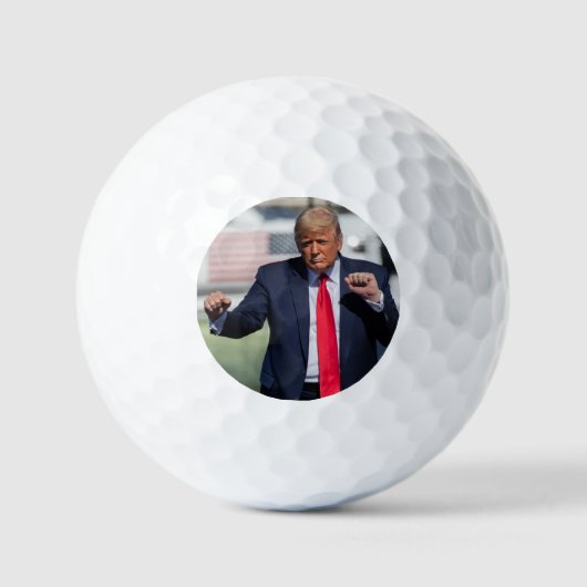 Trump Dance grappig Golfballen (Voorkant)