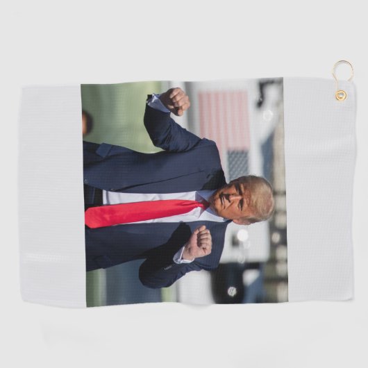 Trump Dance grappig Golfhanddoek (Horizontaal)