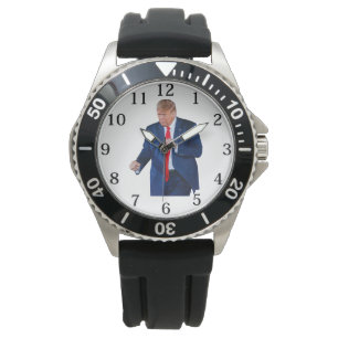 Trump Dance grappig Horloge