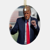 Trump Dance grappig Keramisch Ornament (Rechts)