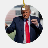 Trump Dance grappig Keramisch Ornament (Voorkant)