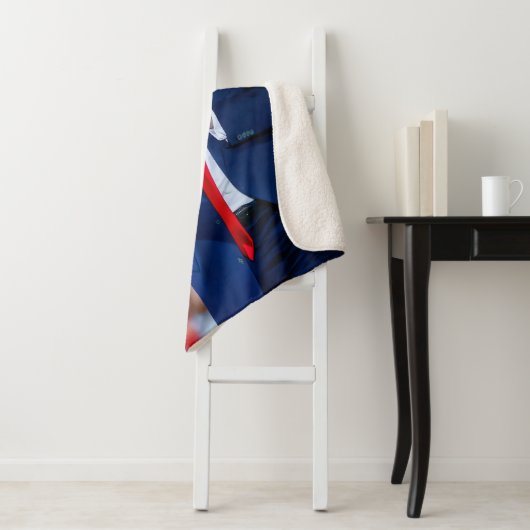 Trump Dance grappig Sherpa Deken (In situ)