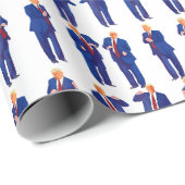 Trump Dance | Grappig Trump danscadeau Cadeaupapier (Rol Hoek)