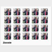 Trump Dance grappig Vierkante Sticker (Vel)
