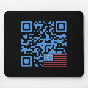Trump Dance QR Code  Vlag VS Trump -elepha Muismat