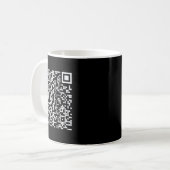 Trump Dance QR Funny President Dance Code (op de a Koffiemok (Voorkant links)