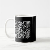 Trump Dance QR Funny President Dance Code (op de a Koffiemok (Links)
