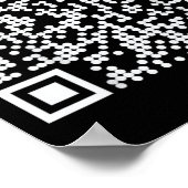 Trump Dance QR Funny President Dance Code (op de a Poster (Hoek)