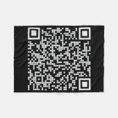 Trump Dance QR Funny President Trump Dancing Code Fleece Deken (Voorkant (Horizontaal))