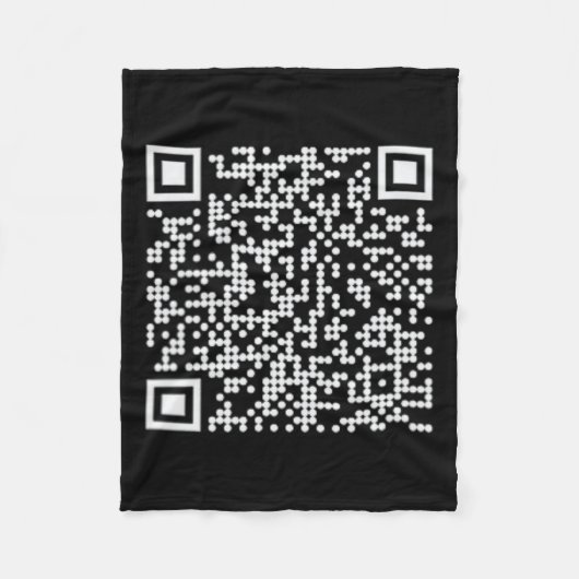 Trump Dance QR Funny President Trump Dancing Code Fleece Deken (Voorkant)