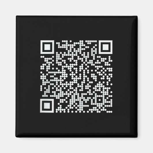 Trump Dance QR Funny President Trump Dancing Code Magneet (Voorkant)