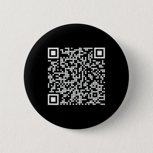 Trump Dance QR Funny President Trump Dancing Code Ronde Button 5,7 Cm (Voorkant)