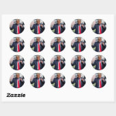 Trump Dance Ronde Sticker (Vel)