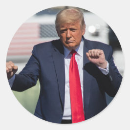Trump Dance Ronde Sticker