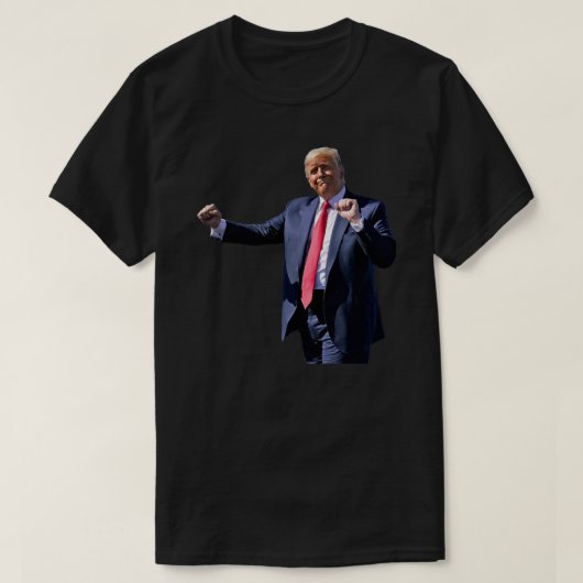 TRUMP DANCE - Sticker van hoge kwaliteit T-shirt (Design voorkant)