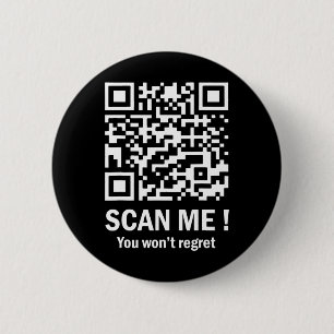 Trump Dance Troll QR Grappig President Trump Dance Ronde Button 5,7 Cm