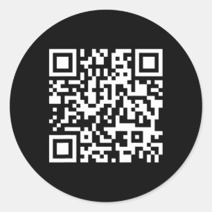 Trump Dance Troll QR Grappig President Trump Dance Ronde Sticker