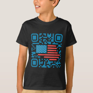 Trump Dance Troll QR Grappig President Trump Dance T-shirt