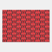 Trump Dance | Trump Santa Hat Claus Dance Inpakpapier Vel (Voorkant 2)