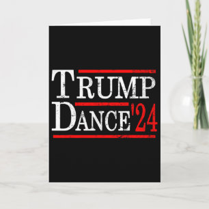 Trump Dans 2024 Trump Vance Grappig Republikeins P Kaart