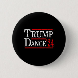 Trump Dans 2024 Trump Vance Grappig Republikeins P Ronde Button 5,7 Cm