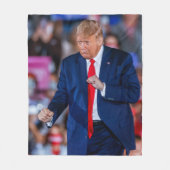 Trump Dans Grappig Fleece Deken (Voorkant)