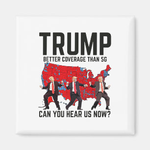 Trump danst betere dekking dan 5G kun je horen Magneet